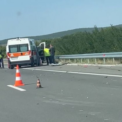 Тежка катастрофа е станала на автомагистрала Тракия в района на
