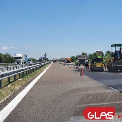 Ремонтни дейности ще възпрепятстват движението по автомагистрала Тракия утре За времето