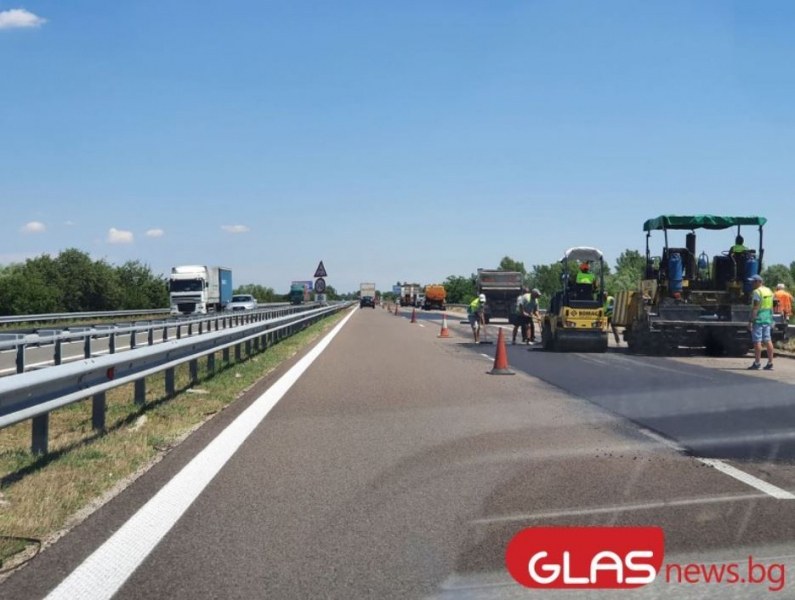Ремонтни дейности ще възпрепятстват движението по автомагистрала Тракия утре.За времето