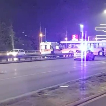 Инцидент с автобус на градския транспорт на столичното Цариградско шосе Превозното