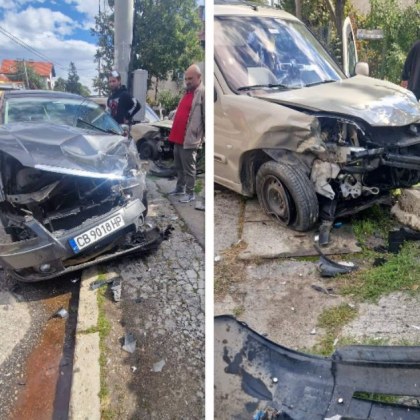 Пътен инцидент стана преди около час в София Произшествието е