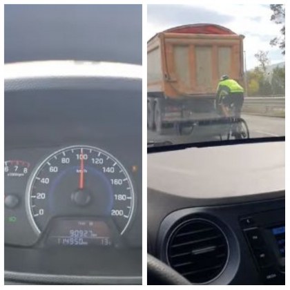 Колоездач залепен за камион на Околовръстното на София предизвика размисли