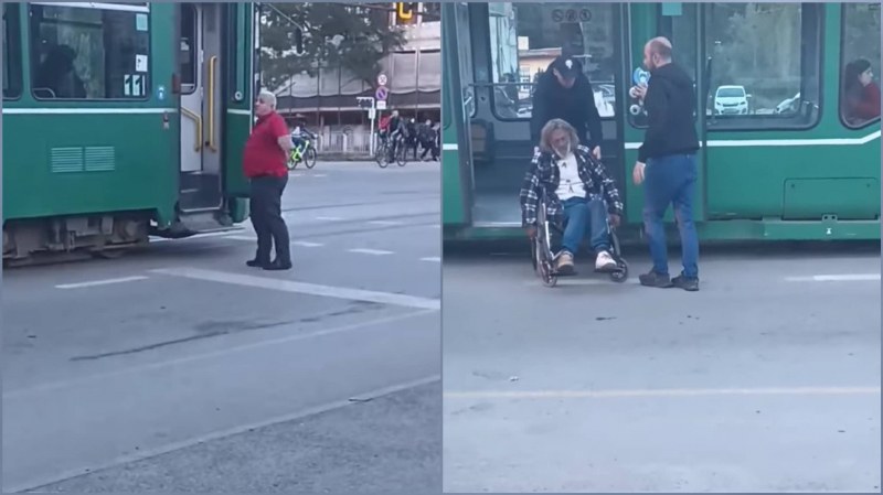 Ватман прояви ужасно отношение към мъж в инвалидна количка ВИДЕО