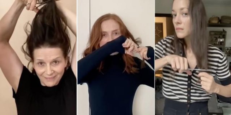 Френски актриси и певици символично отрязаха косите си в подкрепа