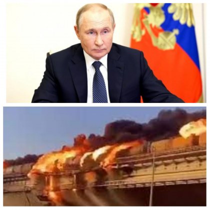 Владимир Путин коментира за първи път взривяването на Кримския мост като