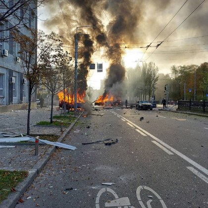 Днес сутринта много големи градове в Украйна бяха ударени от руски