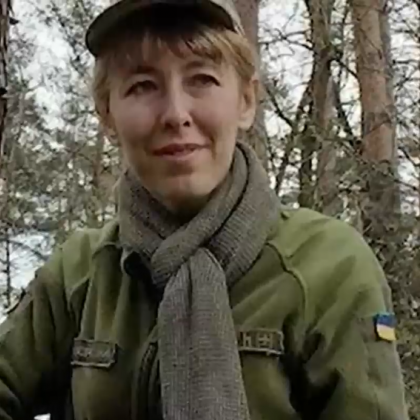 Олена Билозерска е офицер в украинската армия Разказва че е