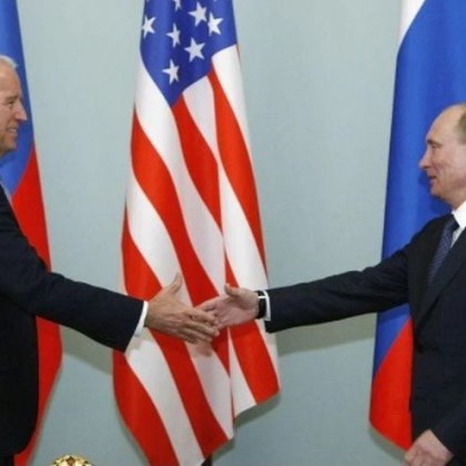 Президентът Джо Байдън и лидерът на Руската федерация Владимир Путин