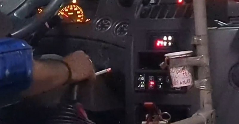 Шофьор запали цигара в пловдивски рейс ВИДЕО
