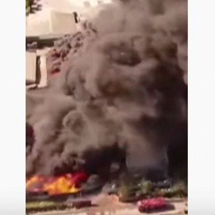 Пожар избухна във фабрика за пластмаса в чилийската столица Сантяго