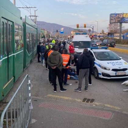 Инцидент е станал днес в София Трамвай е ударил човек