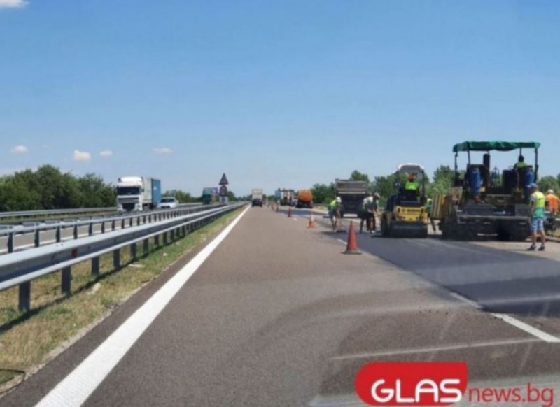 Временно ограничение на движението по автомагистрала Тракия. Заради неотложен ремонт