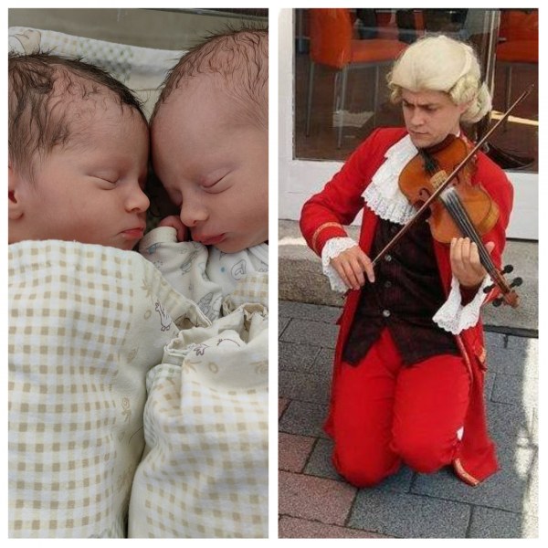 Запознайте се с Александра и Лъчезар - близнаците на пловдивския Моцарт СНИМКИ