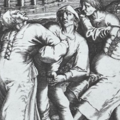 През Средновековието възниква необичайна чума  Нейните събития са най добре запечатани в Страсбург