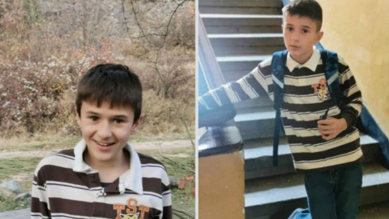 От днес оперативно-издирвателните действия по търсенето на 12-годишния Александър Цветанов