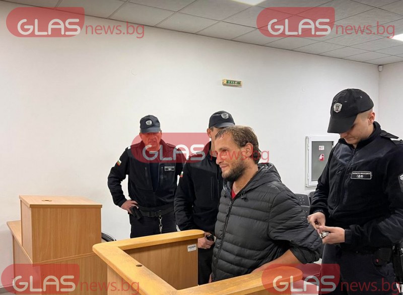 Любомир Яков, заплашил с бомба в Пловдив, се изправи пред съда ВИДЕО