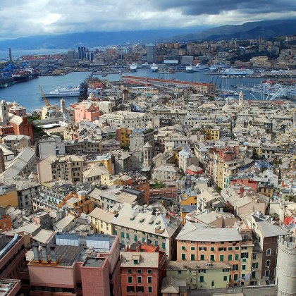  Италианският град Генуа има богато историческо минало много художествени и
