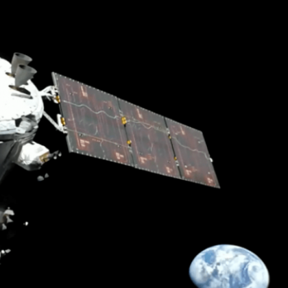 На третия ден от лунната мисия на кораба Орион НАСА