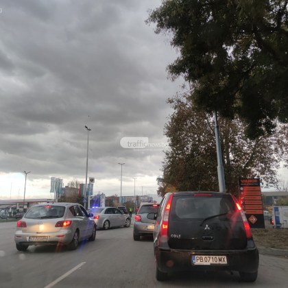 Катастрофа е станала преди минути на входа на Пловдив на