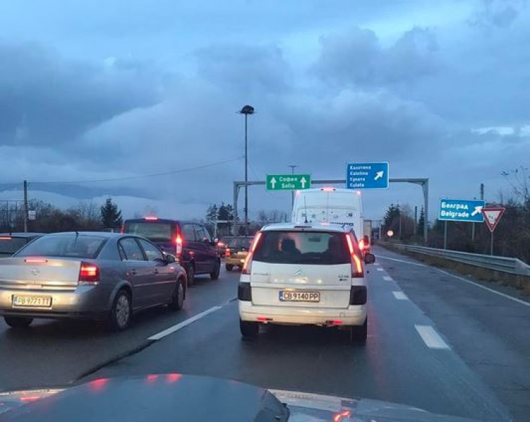 Ясна е причината за блокадата на АМ Тракия СНИМКИ
