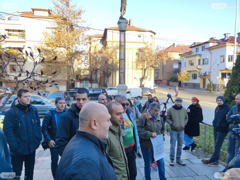Протест заради строителство край Братската могила в Пловдив