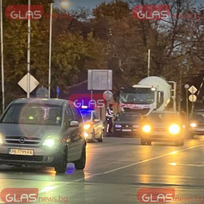 Пътен инцидент е станал в Пловдив научи GlasNews bg Катастрофата с бетоновоз