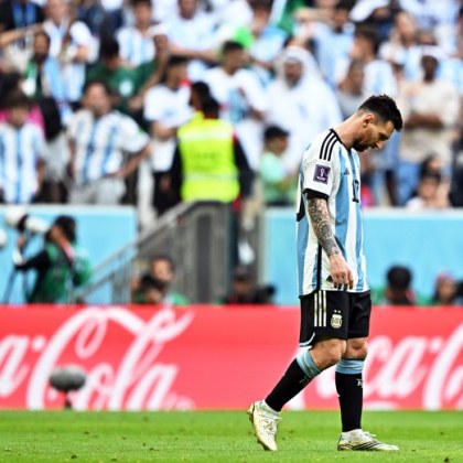 Аржентина шокиращо загуби първия си мач на Мондиала в Катар
