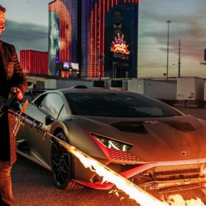 Видео на горящо Lamborghini Huracan STO набира популярност в Instagram  Лимитирана