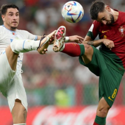 Португалия победи Уругвай с 2 0 в мач от Група Н на Мондиал