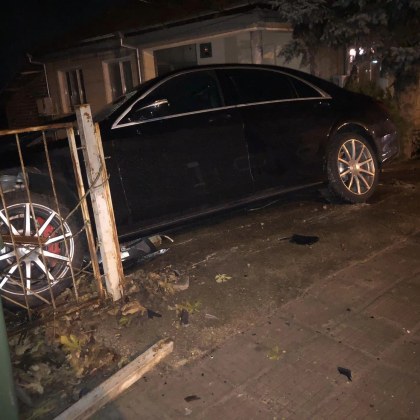 Лек автомобил Мерцедес катастрофира в Пловдивско Инцидентът е станал в