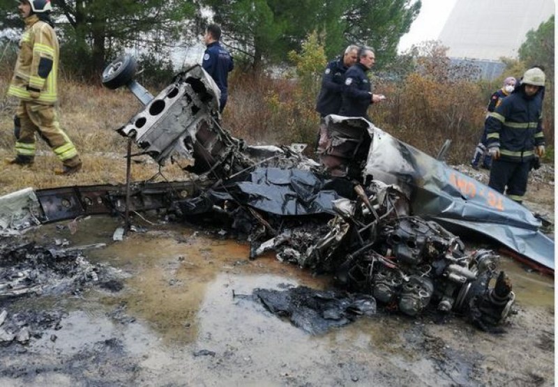 Самолет се разби в Турция, има загинали СНИМКА