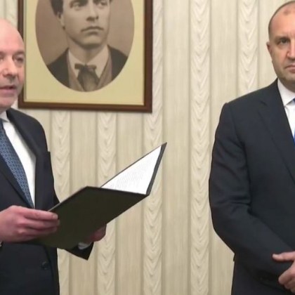 Днес на Дондуков 2 президентът Румен Радев прие кандидата за
