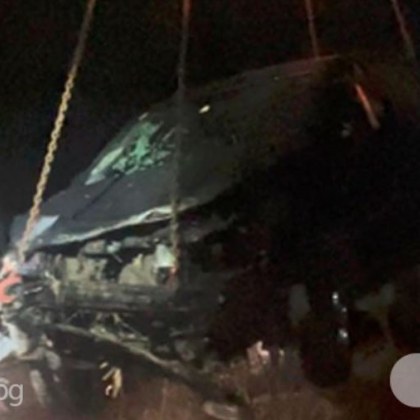 Лек автомобил падна в канавка  на Околовръстното на Пловдив Инцидентът