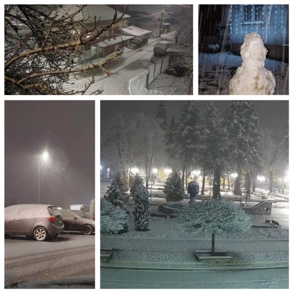 Силен сняг вали в половин България! Снежната покривка вече е 10 см СНИМКИ