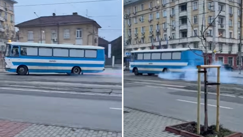 Дали този автобус от видеото по-долу е преминал през технически
