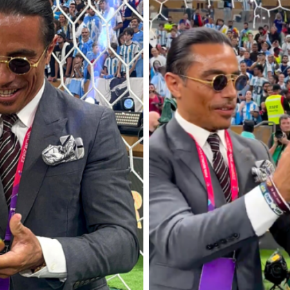 ФИФА разследва: Защо прочутият готвач Salt Bae държи Световната купа?