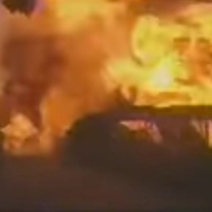 Цистерна избухна край болница, разрушенията са огромни  ВИДЕО