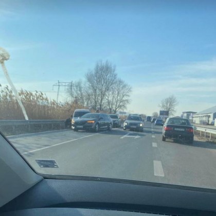 Катастрофа на Околовръстното на Пловдив! Движението е затруднено СНИМКА