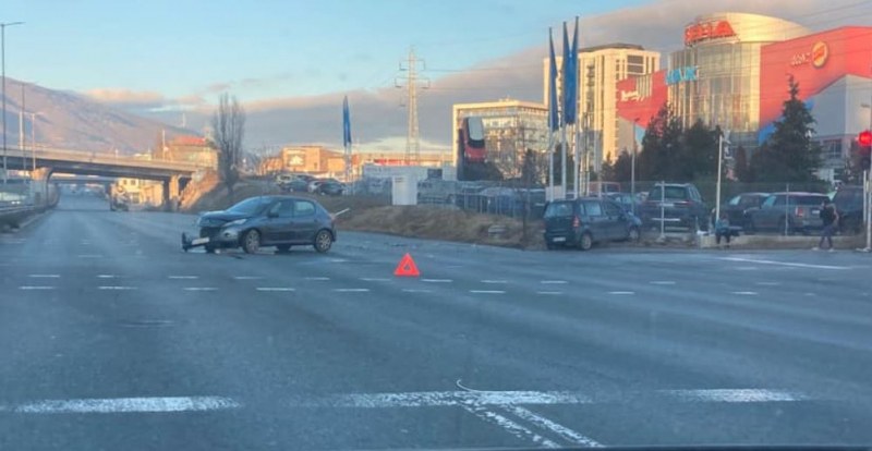 Катастрофа на столичното Околовръстно СНИМКА