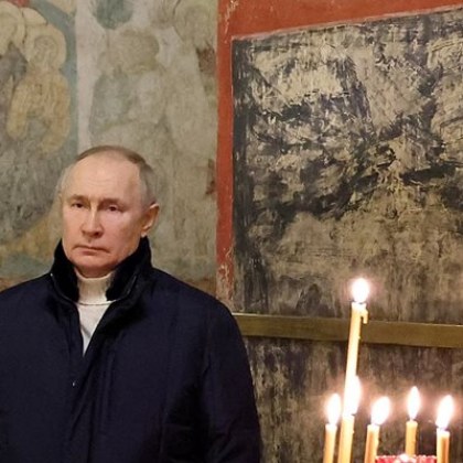Президентът Владимир Путин похвали руската православната църква за това че