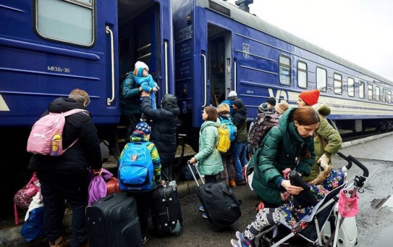 Пълномащабното нахлуване на Русия в Украйна предизвика най-голямата бежанска вълна