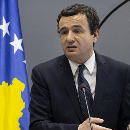 Премиерът на Косово Албин Курти изрази оптимизъм че споразумение между