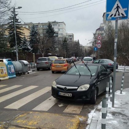 Водач на Опел с великотърновска регистрация успя да блесне с