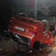Тежка катастрофа! БМВ се обърна по таван в София СНИМКИ
