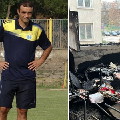 Апартаментът в Пловдив който лумна в пламъци в събота се