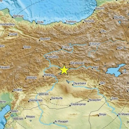 В източния район на Турция наречен Елазиг е станало ново земетресение
