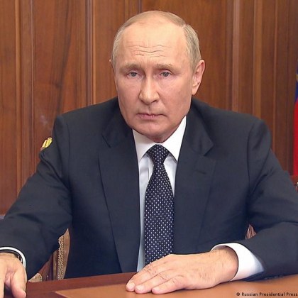 Руският президент Владимир Путин в посланието си до Федералното събрание