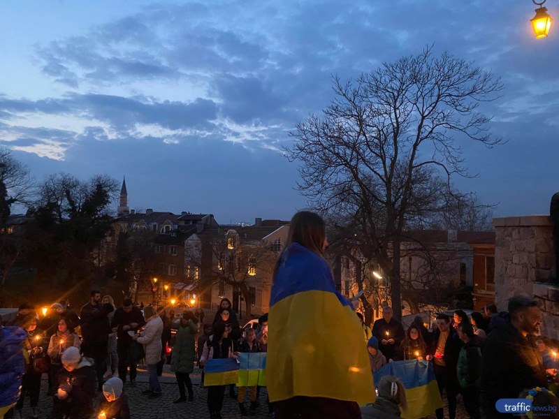 Шествия в няколко български града в подкрепа на Украйна