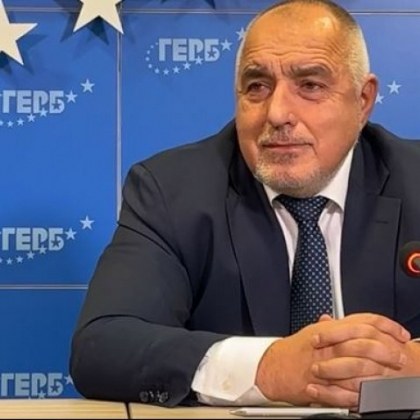 Бившият премиер Бойко Борисов повежда листата на ГЕРБ в Пловдив град