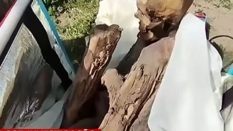 Полицията в Перу откри мумия в хладилна чанта на доставчик
